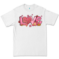 White love mexican conchas valentines day Premium Tee - MaliasSmallBusiness