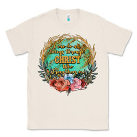 Natural i can do all things through christ who strenghtens me Classic Tee - JahusDesignShop