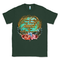 Sports Green i can do all things through christ who strenghtens me Classic Tee - JahusDesignShop