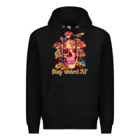 Black stay weird af Premium Hoodie - RanaPortraitStore