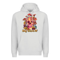Dove Grey stay weird af Premium Hoodie - RanaPortraitStore