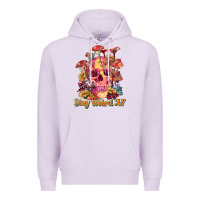 Lilac stay weird af Premium Hoodie - RanaPortraitStore