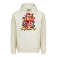 Oatmeal Heather stay weird af Premium Hoodie - RanaPortraitStore