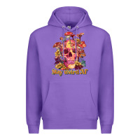 Purple stay weird af Premium Hoodie - RanaPortraitStore