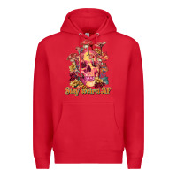 Red stay weird af Premium Hoodie - RanaPortraitStore