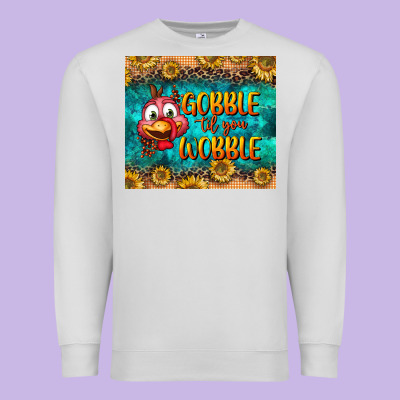 Gooble Til You Wobble Tumbler Premium Sweatshirt Designed By Bundleandbundleshop