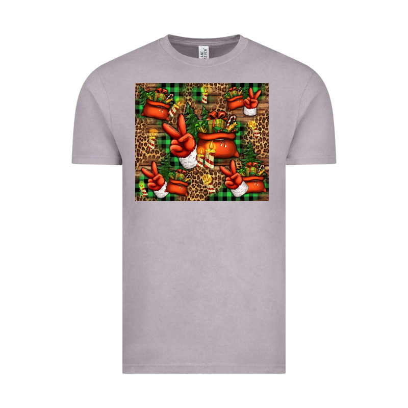 Christmas Santa Claus Peace Hand Vintage Tee by Jasminsmagicworld | Teevron