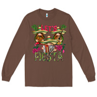 Chestnut Let's Fiesta with gnomes Long Sleeve Tee - NancyCooperArtShop