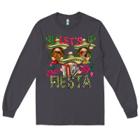 Smoke Let's Fiesta with gnomes Long Sleeve Tee - NancyCooperArtShop