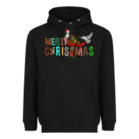 Black Merry christmas cross Heavyweight Hoodie - FaDigitalArtStudio