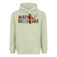 Matcha Merry christmas cross Heavyweight Hoodie - FaDigitalArtStudio