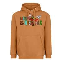 Meerkat Merry christmas cross Heavyweight Hoodie - FaDigitalArtStudio