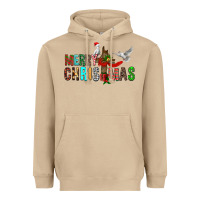 Mushroom Merry christmas cross Heavyweight Hoodie - FaDigitalArtStudio