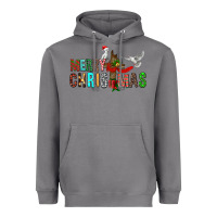 Merry Christmas Cross Heavyweight Hoodie | Teevron