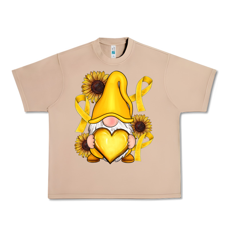 Childhood Cancer Gnome Urban Heavy Tee by RanaPortraitStore | Teevron