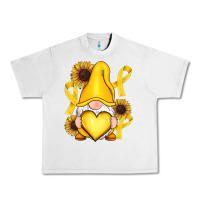 Lunar Rock Childhood Cancer gnome Urban Heavy Tee - RanaPortraitStore