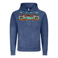 Vintage Denim dachshund wiener dog Vintage Hoodie - Jasminsmagicworld