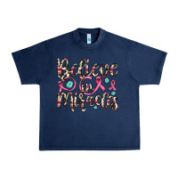 Navy believe in miracles Urban Heavy Tee - JahusDesignShop