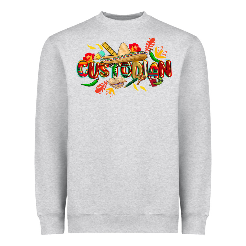 Cinco De Mayo Custodian Heavyweight Sweatshirt by CowGirlArtShop | Teevron