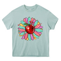 Arona teacher apple Heavy Core Tee - MaliasSmallBusiness