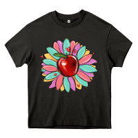 Asphalt teacher apple Heavy Core Tee - MaliasSmallBusiness