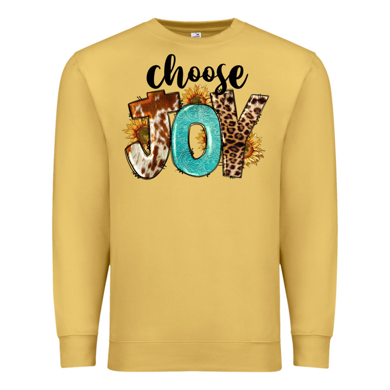 Choose Joy Premium Sweatshirt by FaDigitalArtStudio | Teevron