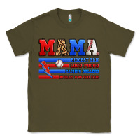 Army Green baseball mama Classic Tee - Artiststas