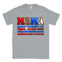 Heather Grey baseball mama Classic Tee - Artiststas