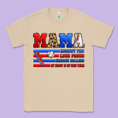 Baseball Mama Classic Tee Designed By Artiststas