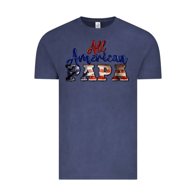 All American Papa Vintage Tee by BarkalooDesign | Teevron