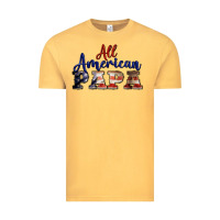 Vintage Mustard all american papa Vintage Tee - BarkalooDesign