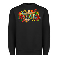 Black cinco de mayo principal Heavyweight Sweatshirt - CowGirlArtShop