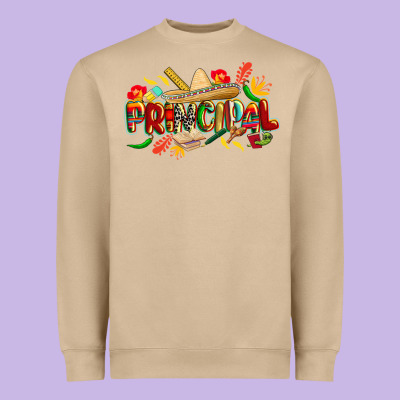 Cinco De Mayo Principal Heavyweight Sweatshirt Designed By Cowgirlartshop
