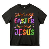 Asphalt silly rabbit easter is for jesus Heavy Core Tee - MaliasSmallBusiness