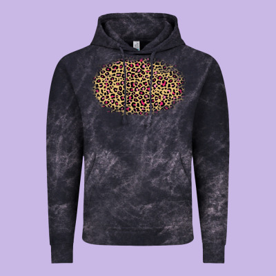 Leopard Pattern Vintage Hoodie Designed By Ranaportraitstore
