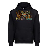 Black peace love anchors Urban Hoodie - RacoonDesign
