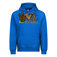 Cobalt peace love anchors Urban Hoodie - RacoonDesign