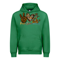 Emerald peace love anchors Urban Hoodie - RacoonDesign