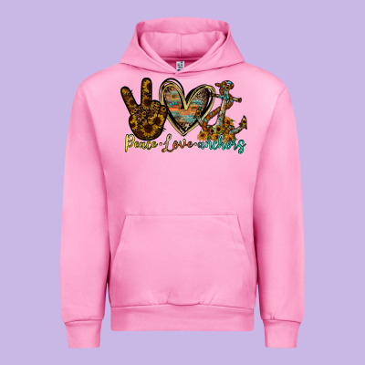 Peace Love Anchors Urban Hoodie Designed By Racoondesign
