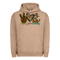 Pigment Burro peace love anchors Urban Hoodie - RacoonDesign