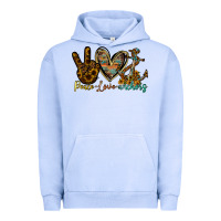 Pigment Grape Ice peace love anchors Urban Hoodie - RacoonDesign