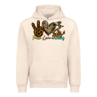 Sandshell peace love anchors Urban Hoodie - RacoonDesign