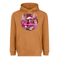 Meerkat pink merry christmas Heavyweight Hoodie - FaDigitalArtStudio