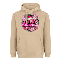 Mushroom pink merry christmas Heavyweight Hoodie - FaDigitalArtStudio