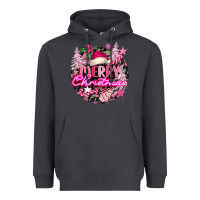 Smoke pink merry christmas Heavyweight Hoodie - FaDigitalArtStudio
