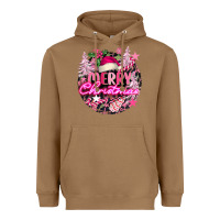 Toasted Coconut pink merry christmas Heavyweight Hoodie - FaDigitalArtStudio