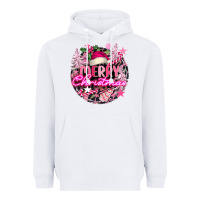 White pink merry christmas Heavyweight Hoodie - FaDigitalArtStudio
