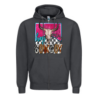 Smoke western hey cowboy Zipper Hoodie - OliviaCreatesArt