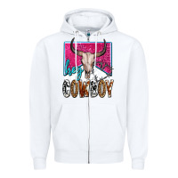 White western hey cowboy Zipper Hoodie - OliviaCreatesArt