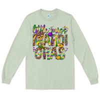 Matcha Little miss Mardi Gras Long Sleeve Tee - NancyCooperArtShop